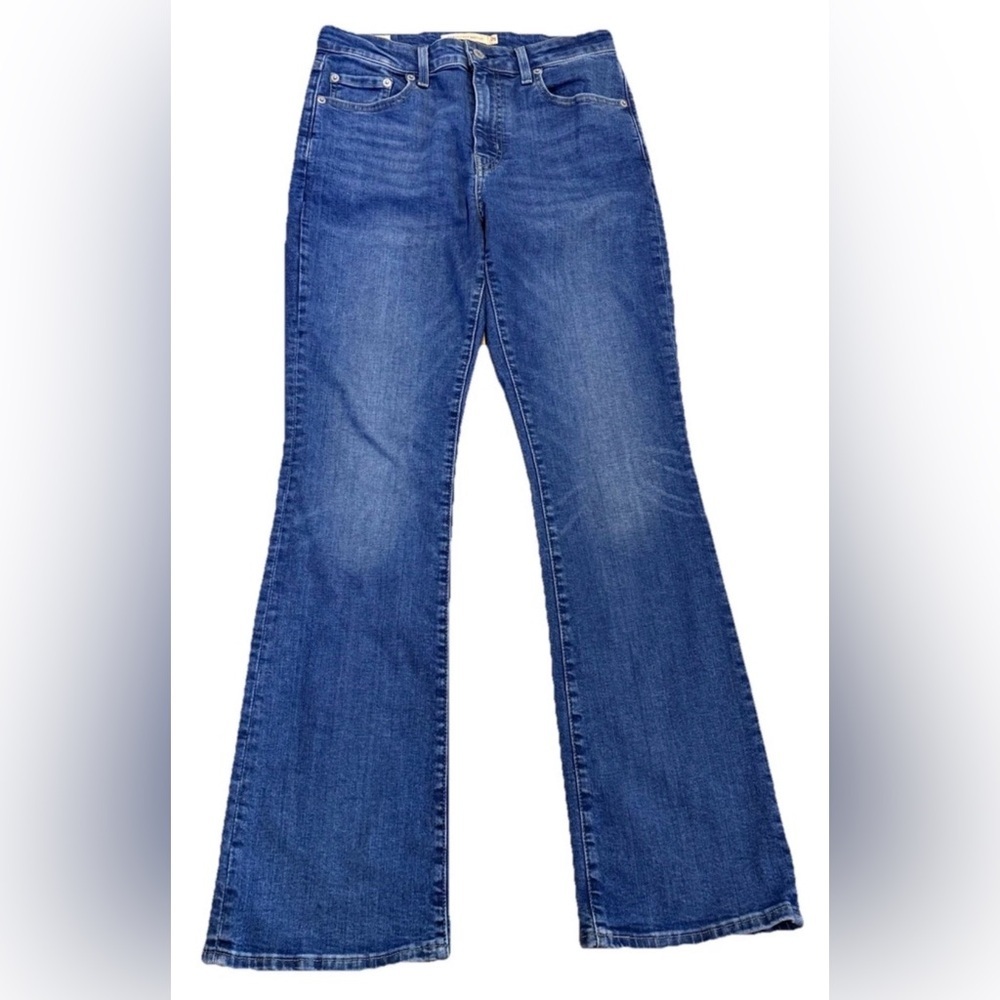 Levi’s 725 High Rise Bootcut Jeans Size 29 Stretch Italian Premium Denim